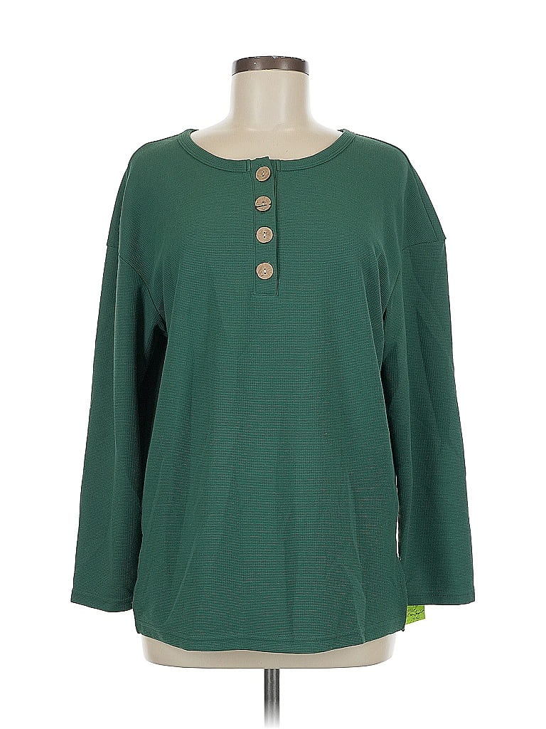 Pre-owned Unbranded Pullover Sweater In Green