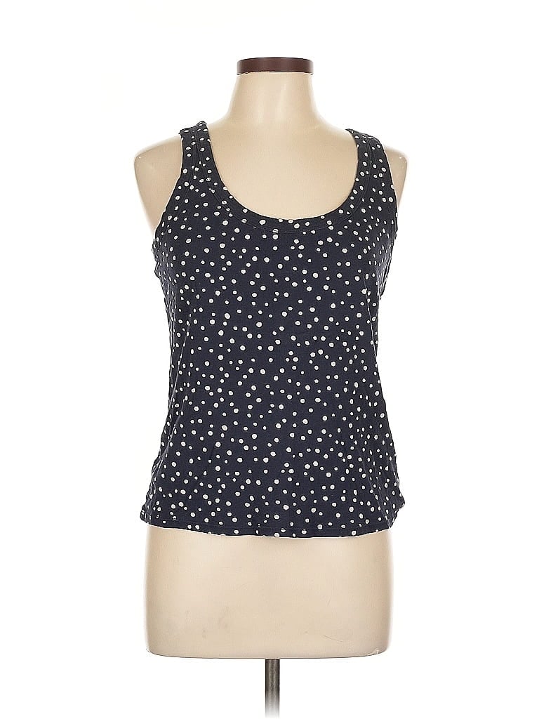 Pre-owned Ann Taylor Loft Sleeveless Top Black Scoop Neck Tops