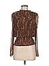 J by Joie Brown Long Sleeve Blouse Size M - photo 1