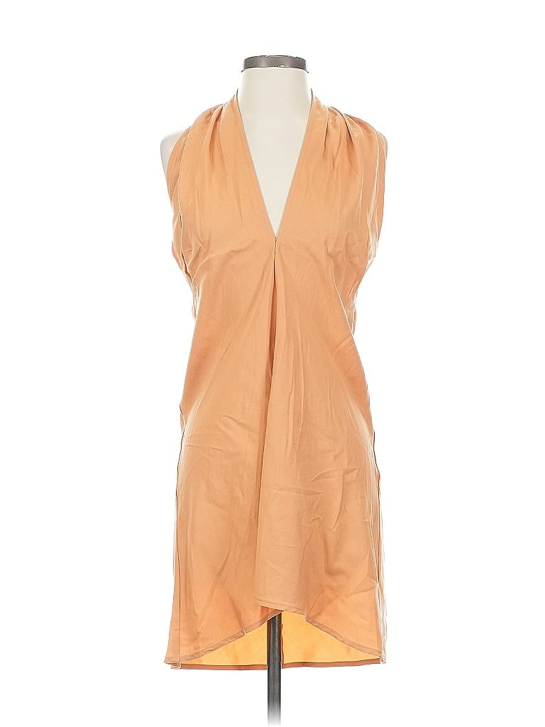 Pre-owned L'academie Los Angeles Cocktail Dress In Brown