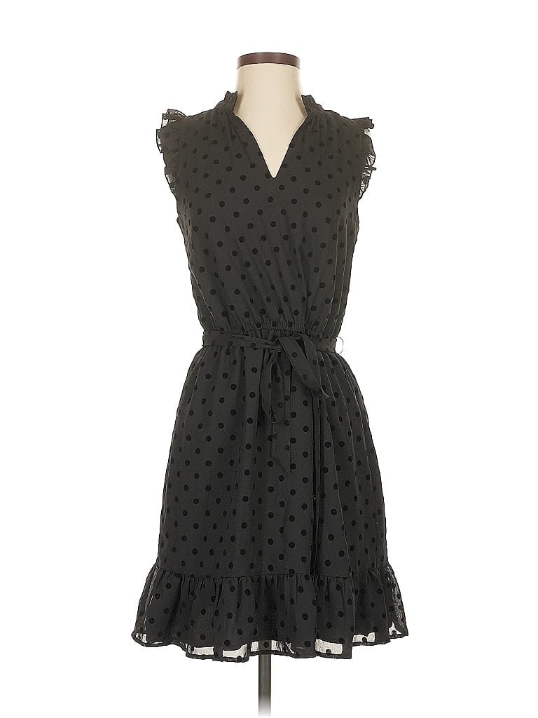 Pre-owned Ann Taylor Loft Casual Dress In Black
