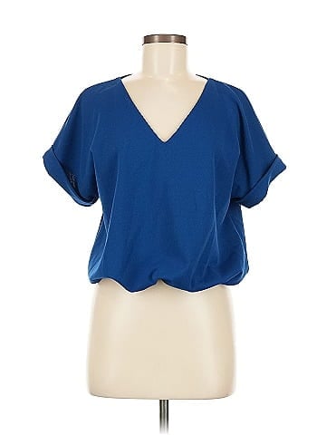 MELLODAY Short Sleeve Blouse (view 1)
