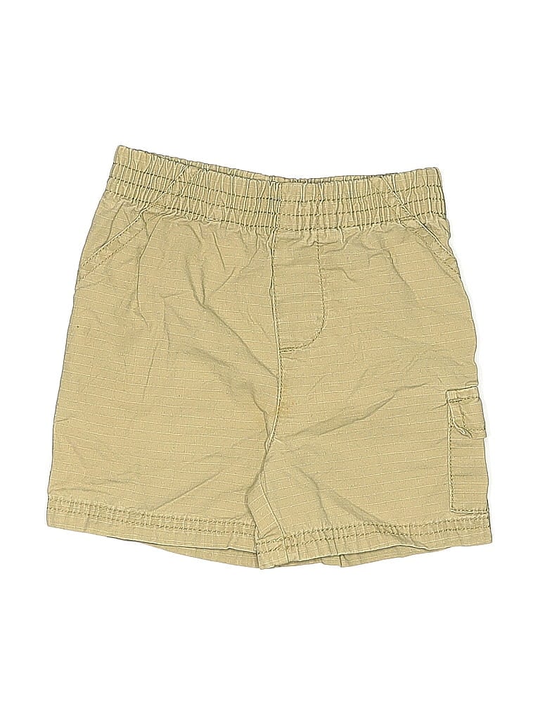 Pre-owned Jumping Beans Kids' Khaki Shorts In Yellow