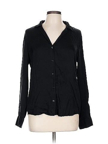 Quince Long Sleeve Silk Top (view 1)