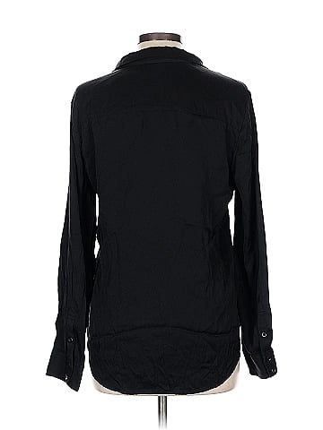 Quince Long Sleeve Silk Top (view 2)