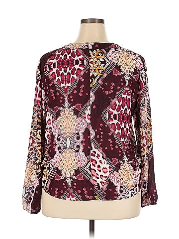 Soho JEANS NEW YORK & COMPANY 3/4 Sleeve Blouse (view 2)