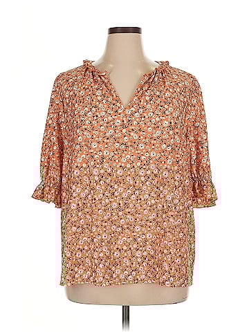 MELLODAY 3/4 Sleeve Blouse (view 1)