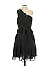 Tibi 100% Silk Solid Black Cocktail Dress Size 2 - photo 1