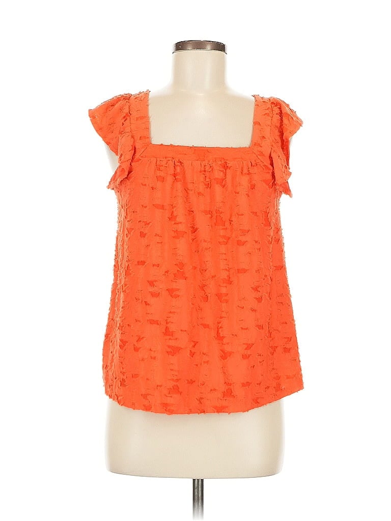 Pre-owned Lc Lauren Conrad Sleeveless Blouse In Orange