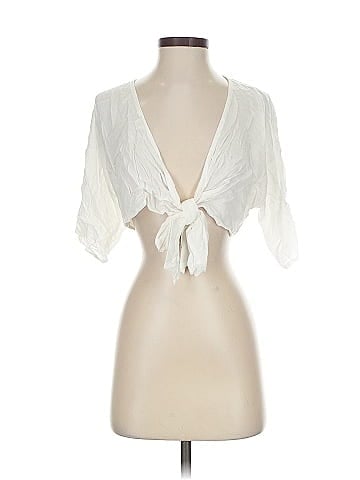 America & Beyond Short Sleeve Blouse (view 1)
