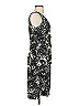 London Times Print Black Cocktail Dress Size 4 - photo 4