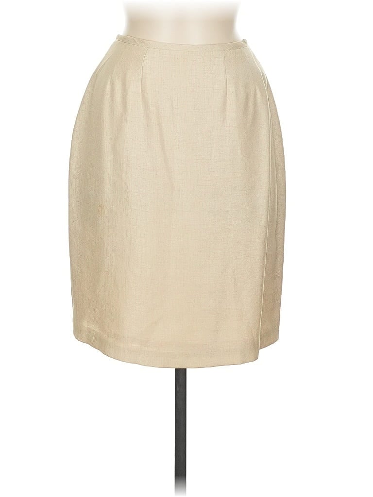 Pre-owned Unbranded Formal Skirt In Gold