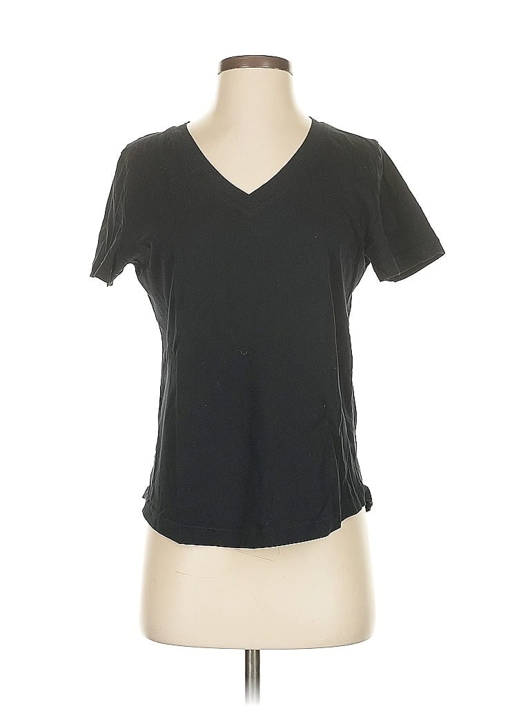 Pre-owned Mng Short Sleeve T-shirt In Black