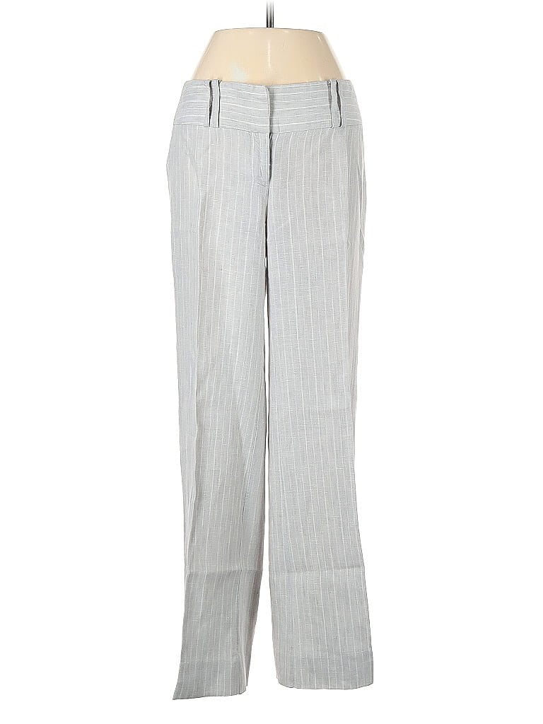Pre-owned Inc International Concepts Linen Pants In Gray
