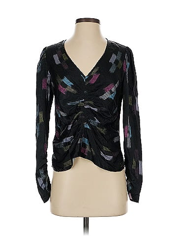 Xirena Long Sleeve Silk Top (view 1)