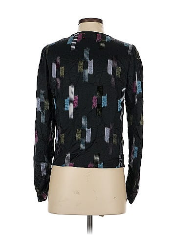 Xirena Long Sleeve Silk Top (view 2)