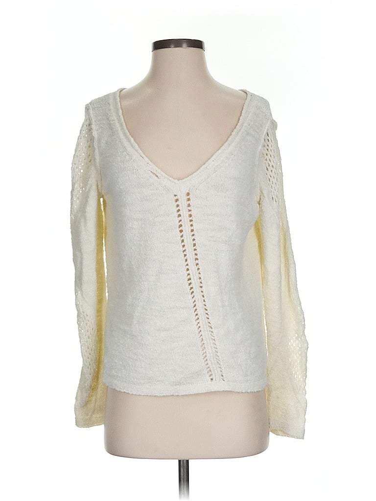 Pre-owned Sundance Cardigan Sweater In White