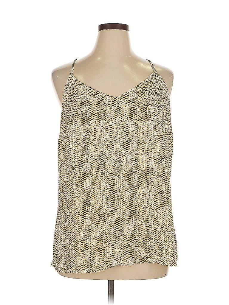 Pre-owned Cabi Sleeveless Blouse In Yellow