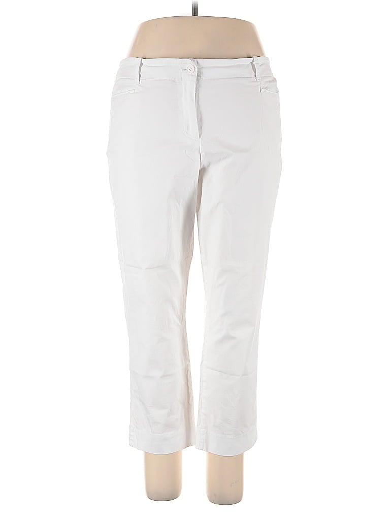 Pre-owned Talbots Outlet Casual Pants In White