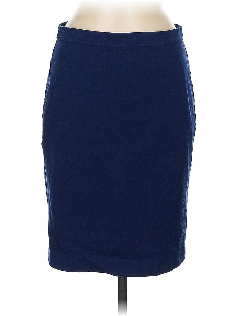 Pre-owned J.crew Factory Store Formal Skirt In Blue