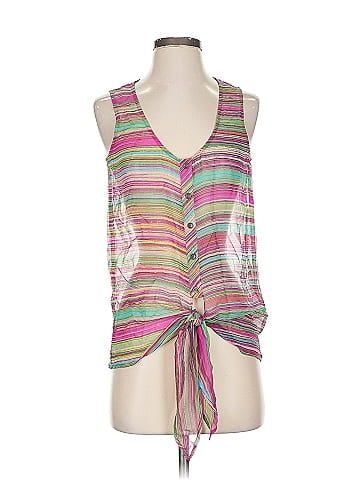 Twelfth Street by Cynthia Vincent Sleeveless Silk Top (view 1)