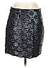 Broadway & Broome 100% Polyester Tweed Blue Formal Skirt Size 2 - photo 2