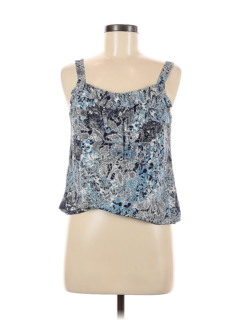 Click to view more detailed imagery on our partner's website Pre-owned Van Heusen Sleeveless Blouse In Blue
