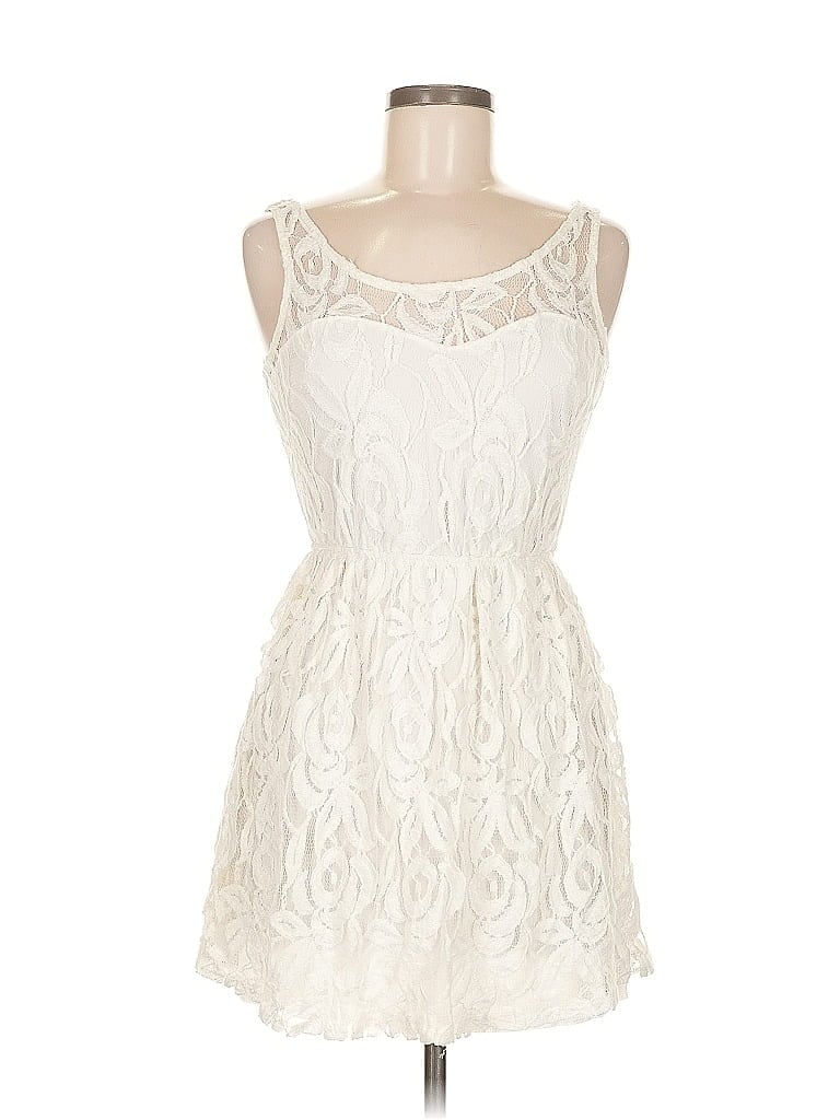 Pre-owned La Hearts Cocktail Dress In White