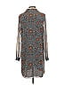 CAbi 100% Polyester Paisley Teal Casual Dress Size S - photo 2