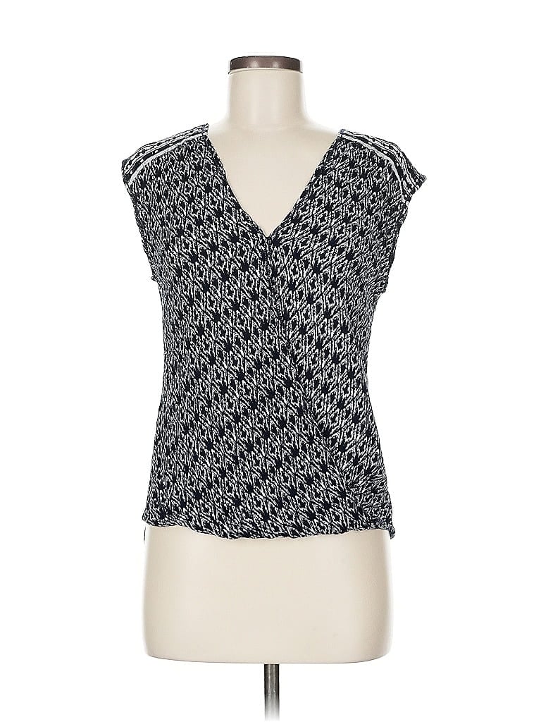 Pre-owned Max Studio Sleeveless Blouse In Blue