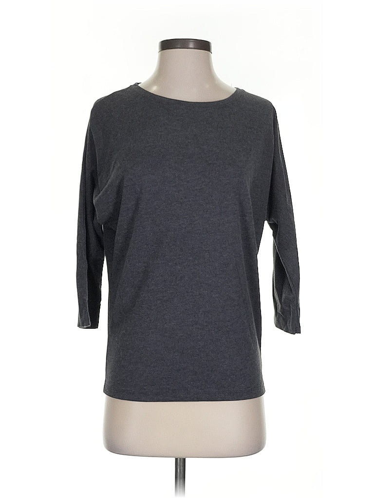 Pre-owned Rachel Zoe Tjx 3/4 Sleeve T-shirt In Gray