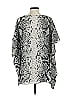 MICHAEL Michael Kors 100% Polyester Silver Kimono Size Sm - Med - photo 2