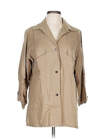 Linda Allard Ellen Tracy 3/4 Sleeve Button-Down Shirt (view 1)