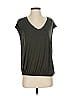Eri + Ali Gray Short Sleeve Top Size S - photo 1