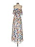 Tanya Taylor 100% Polyester Floral Blue Casual Dress Size 4 - photo 2