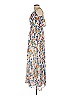 Tanya Taylor 100% Polyester Floral Blue Casual Dress Size 4 - photo 4