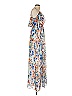 Tanya Taylor 100% Polyester Floral Blue Casual Dress Size 4 - photo 3