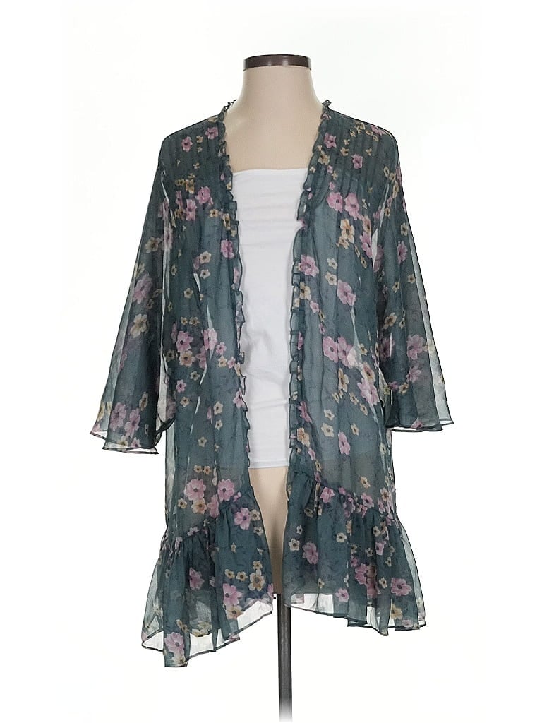 Click to view more detailed imagery on our partner's website Pre-owned American Eagle Outfitters Kimono In Blue