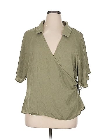 ASOS Design Short Sleeve Blouse (view 1)