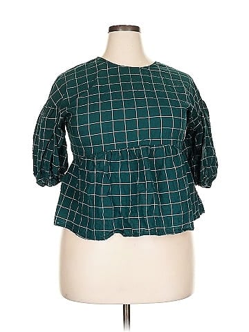 A New Day 3/4 Sleeve Blouse (view 1)