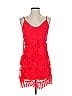 Express 100% Polyester Red Cocktail Dress Size XS - photo 1