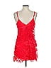 Express 100% Polyester Red Cocktail Dress Size XS - photo 2