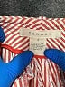 Sandro 100% Cotton Stripes Orange Shorts Size XL (4) - photo 3