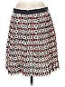 J.Crew 100% Silk Print Red Silk Skirt Size 4 - photo 2