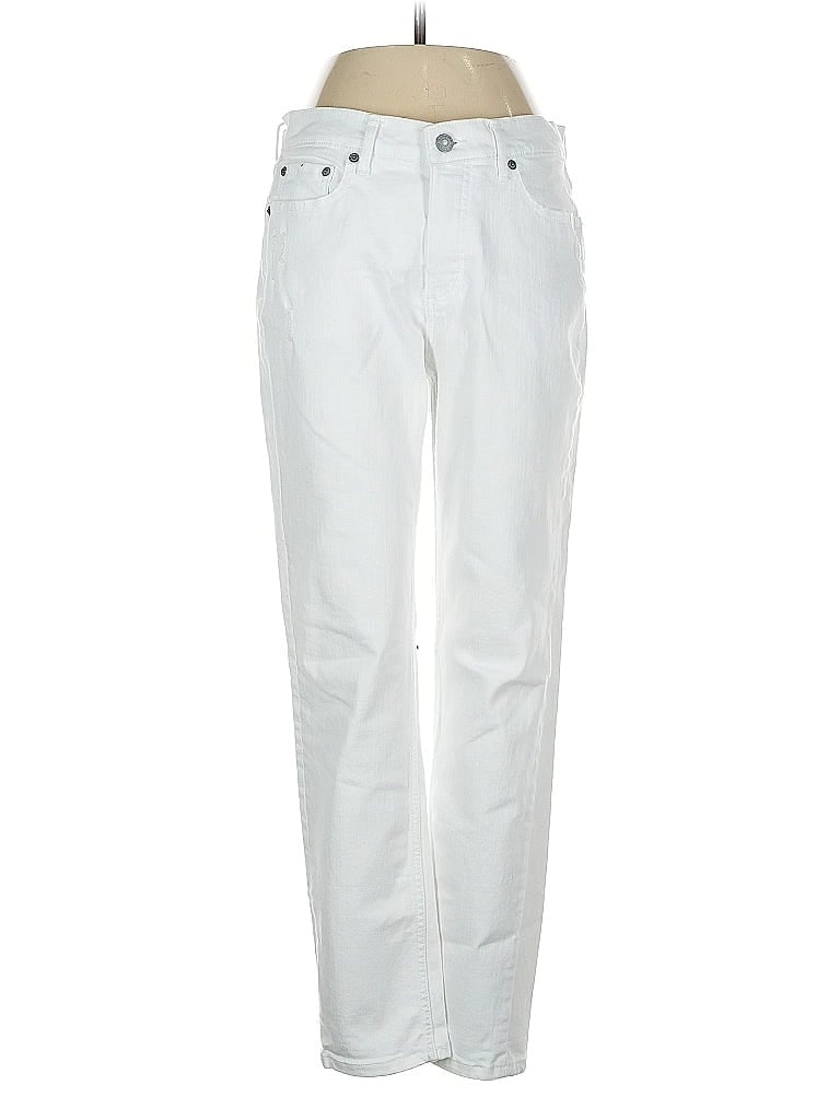 Pre-owned Banana Republic Factory Store Jeans In White