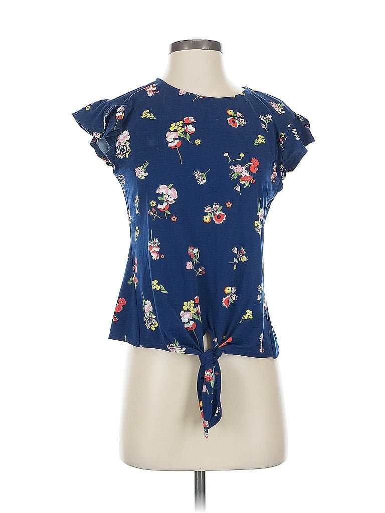 Pre-owned Lily White Short Sleeve T-shirt In Blue