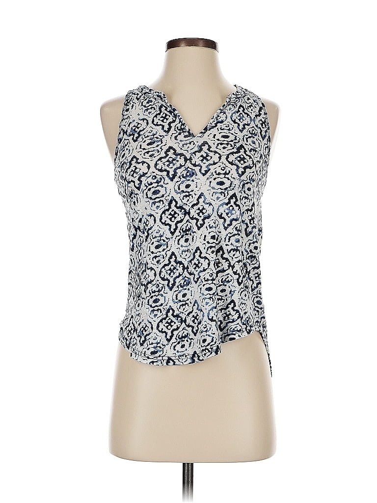 Pre-owned Athleta Sleeveless Blouse In Blue