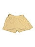 Princess Polly Solid Yellow Khaki Shorts Size 4 - photo 1