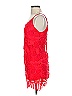 Express 100% Polyester Red Cocktail Dress Size XS - photo 5