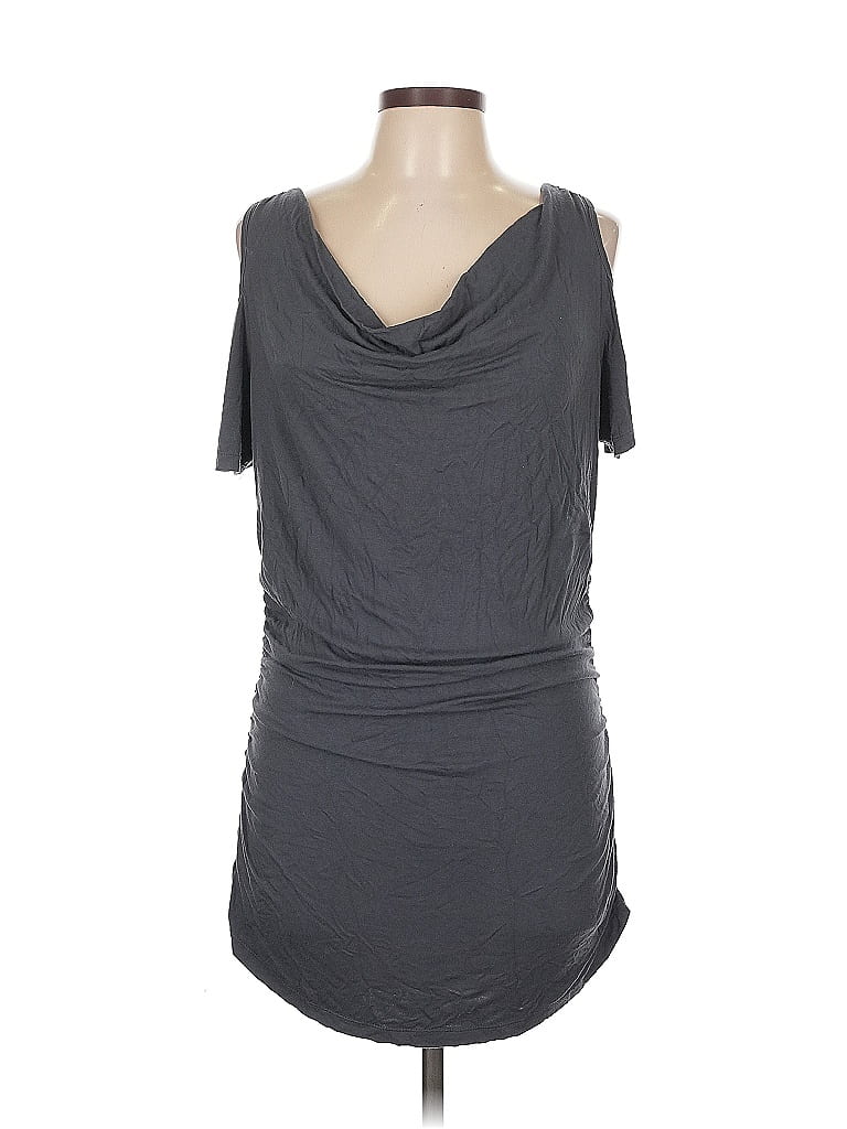 Pre-owned Bisou Bisou Casual Dress In Gray